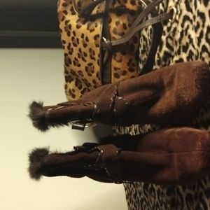 New York Transit Brown ankle boot used